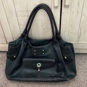 Kate spade black leather bag